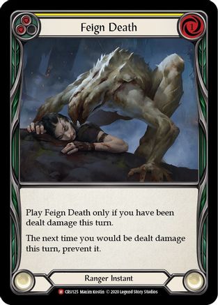 Feign Death (CRU125) (Unlimited Edition) Rainbow Foil - Crucible of War