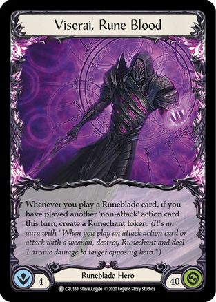 Viserai, Rune Blood (CRU138) (Unlimited Edition) - Crucible of War