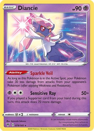 Diancie (79) Holofoil - SWSH04 Vivid Voltage