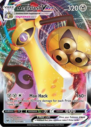 Aegislash VMAX (127) Holofoil - SWSH04 Vivid Voltage