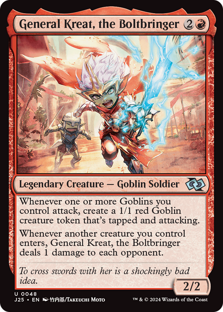 General Kreat, the Boltbringer (Anime) (048) - Foundations Jumpstart