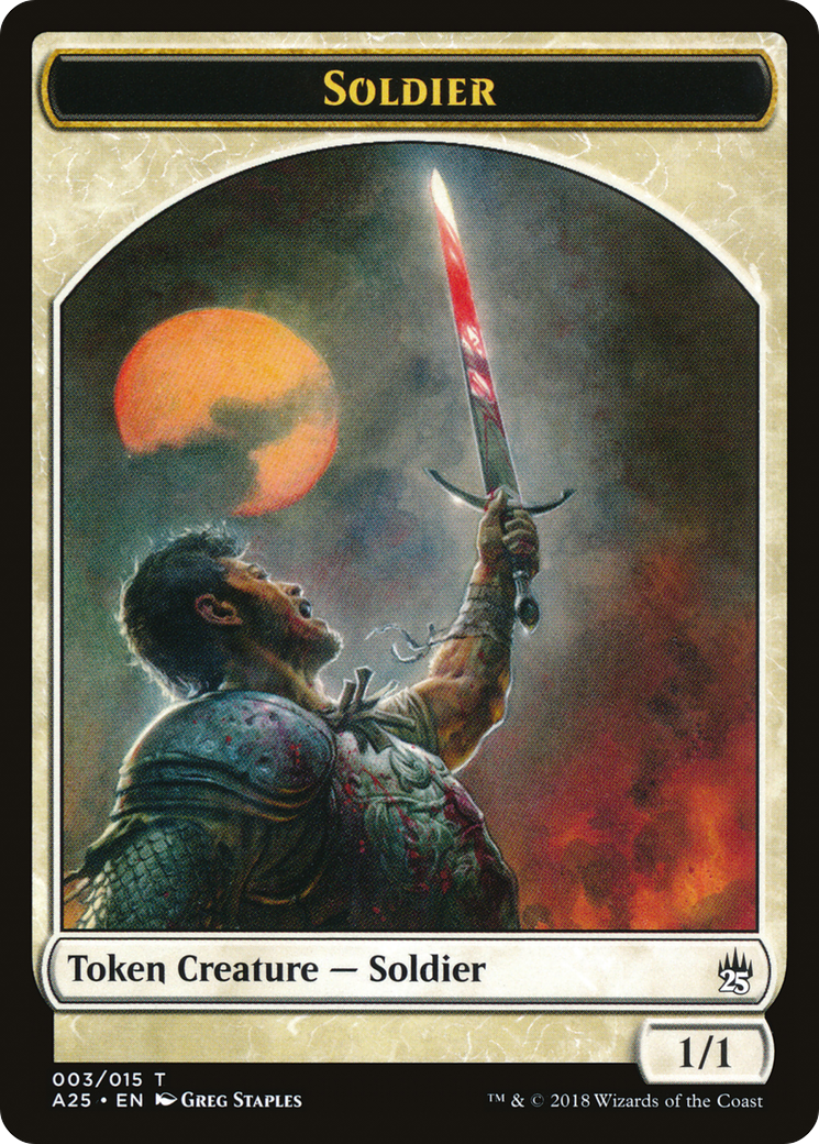 Soldier Token (003) - Masters 25 Tokens