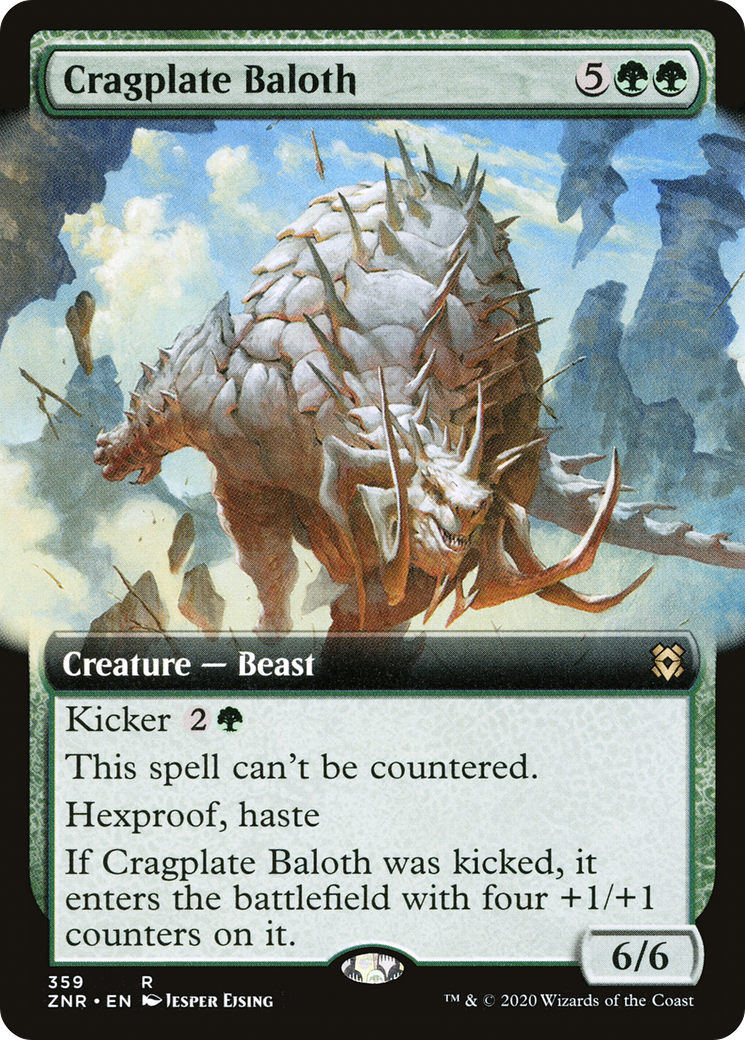 Cragplate Baloth (Extended Art) (359) - Zendikar Rising