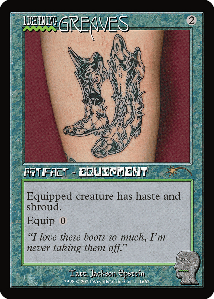 Lightning Greaves (1662) (Rainbow Foil) (1662) Foil - Secret Lair Drop Series