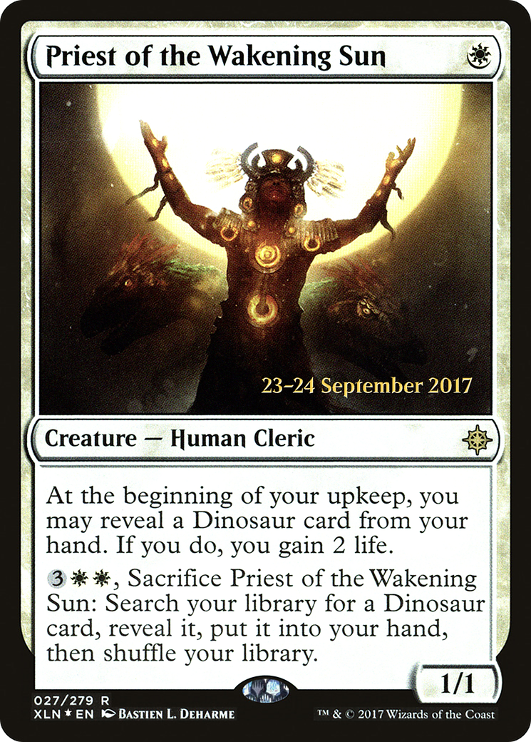 Priest of the Wakening Sun (027) Foil - Ixalan Promos
