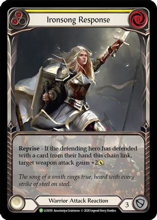 Ironsong Response (Yellow) (LGS030) Rainbow Foil - FaB Promos