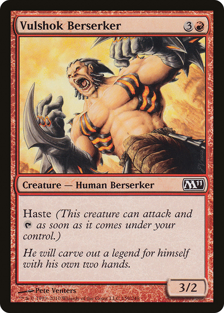 Vulshok Berserker (159) Foil - Magic 2011