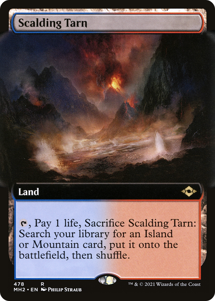 Scalding Tarn (Extended Art) (478) Foil - Modern Horizons 2