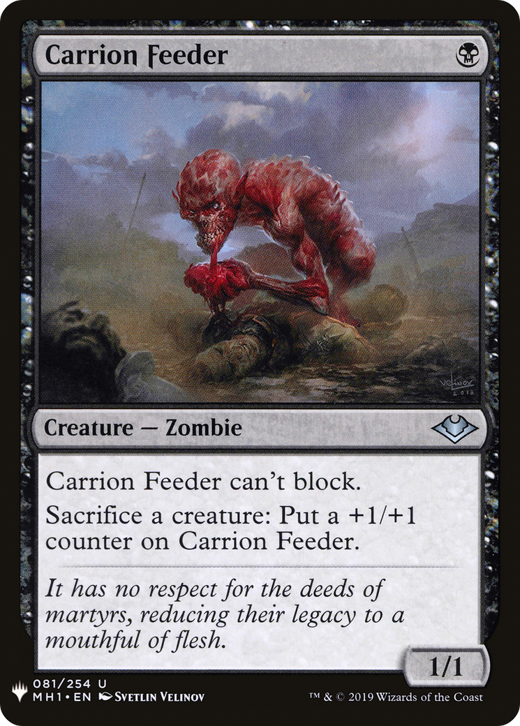 Carrion Feeder (MH1-81) - The List