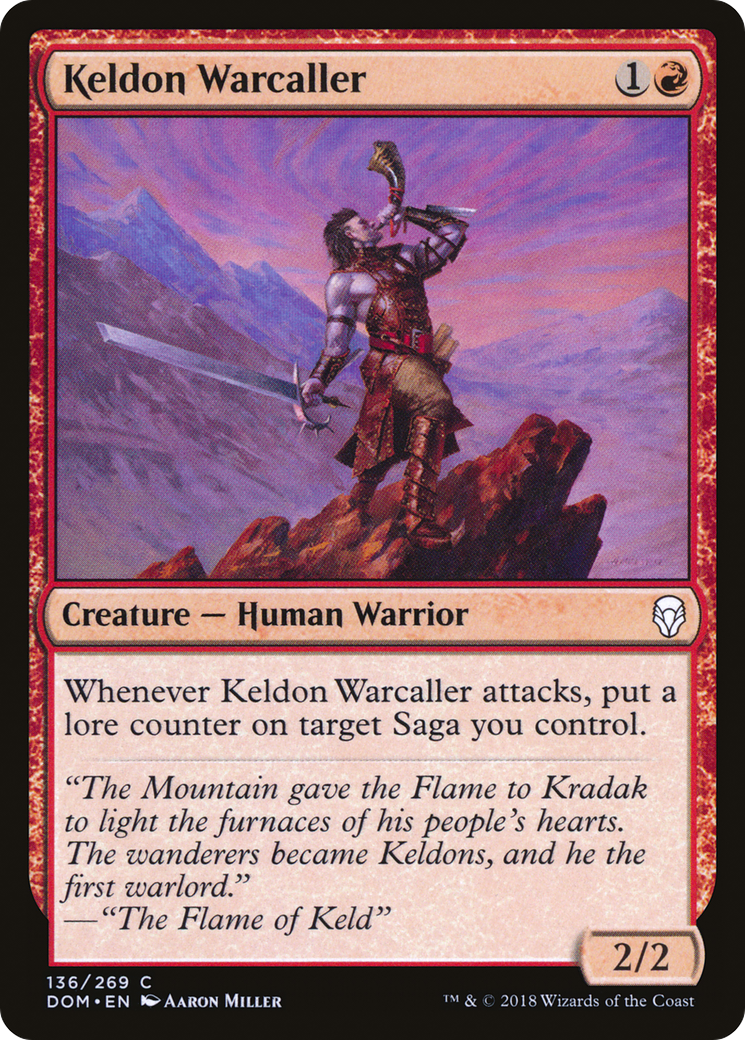 Keldon Warcaller (136) - Dominaria