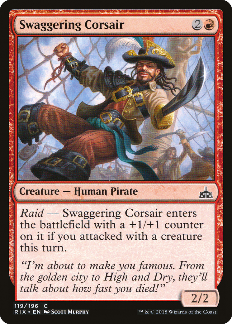 Swaggering Corsair (119) Foil - Rivals of Ixalan