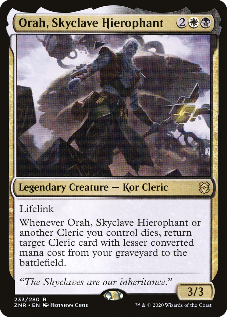 Orah, Skyclave Hierophant (233) Foil - Zendikar Rising
