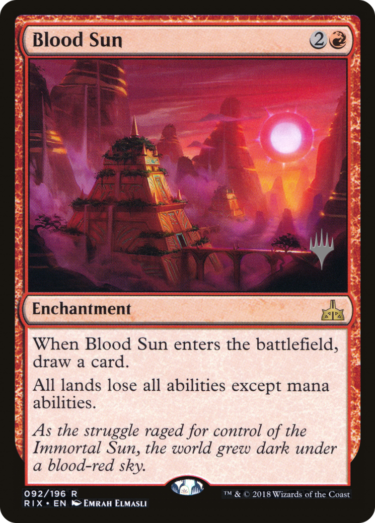 Blood Sun (92p) Foil - Rivals of Ixalan Promos