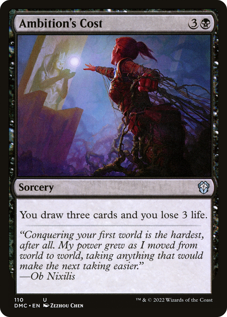 Ambition's Cost (110) - Dominaria United Commander
