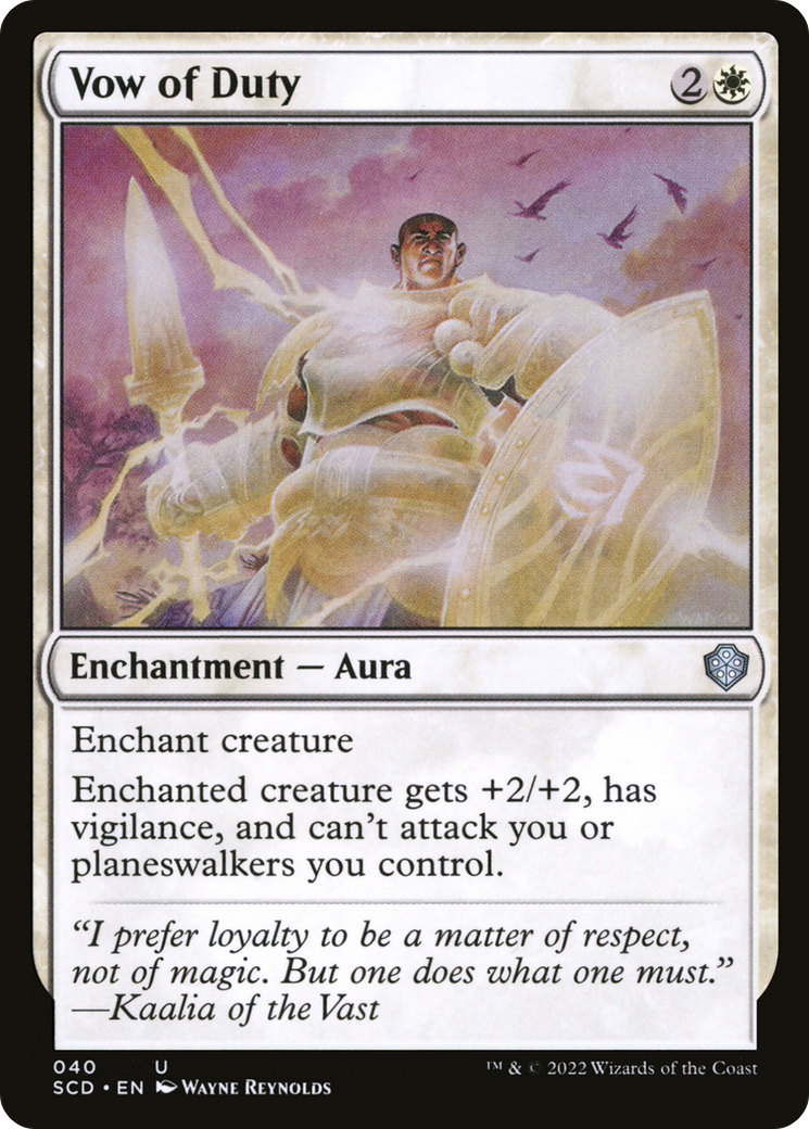Vow of Duty (040) - Starter Commander Decks