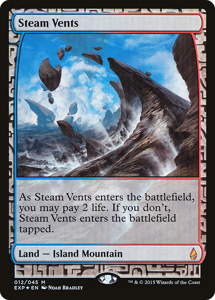 Steam Vents (012) Foil - Zendikar Expeditions