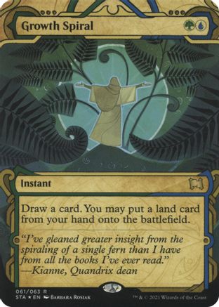 Growth Spiral (061) Etched Foil - Strixhaven Mystical Archive