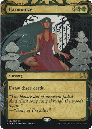 Harmonize (052) Etched Foil - Strixhaven Mystical Archive