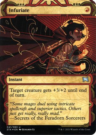 Infuriate (041) Etched Foil - Strixhaven Mystical Archive