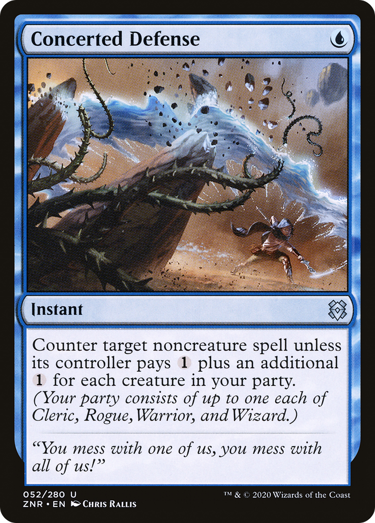 Concerted Defense (052) - Zendikar Rising