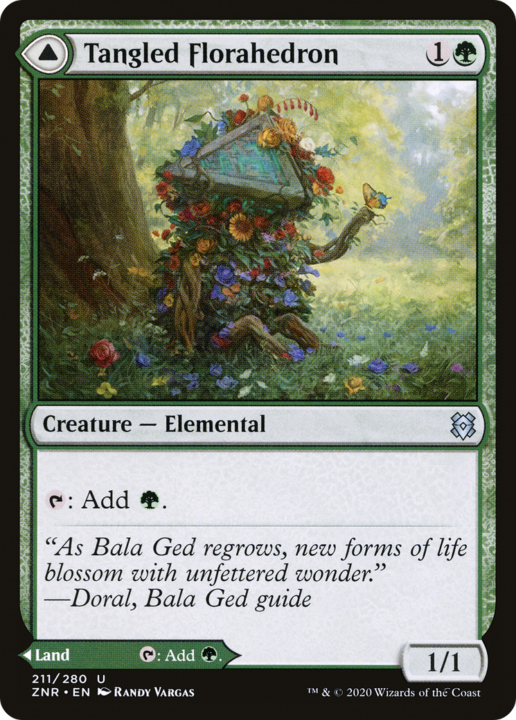 Tangled Florahedron (211) - Zendikar Rising