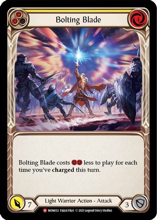 Bolting Blade (MON032) (Unlimited Edition) Rainbow Foil - Monarch