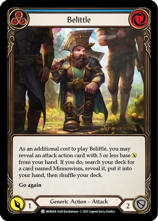 Belittle (Blue) (MON268) (1st Edition) Rainbow Foil - Monarch