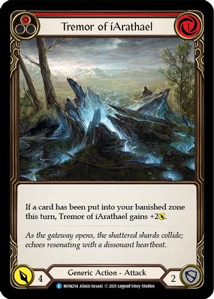 Tremor of iArathael (Red) (MON254) (Unlimited Edition) Rainbow Foil - Monarch