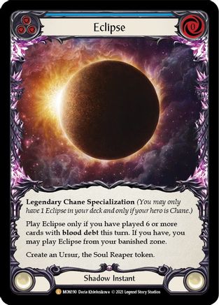 Eclipse (MON190) (1st Edition) Cold Foil - Monarch