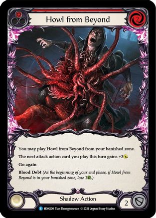 Howl from Beyond (Red) (MON200) (1st Edition) Rainbow Foil - Monarch