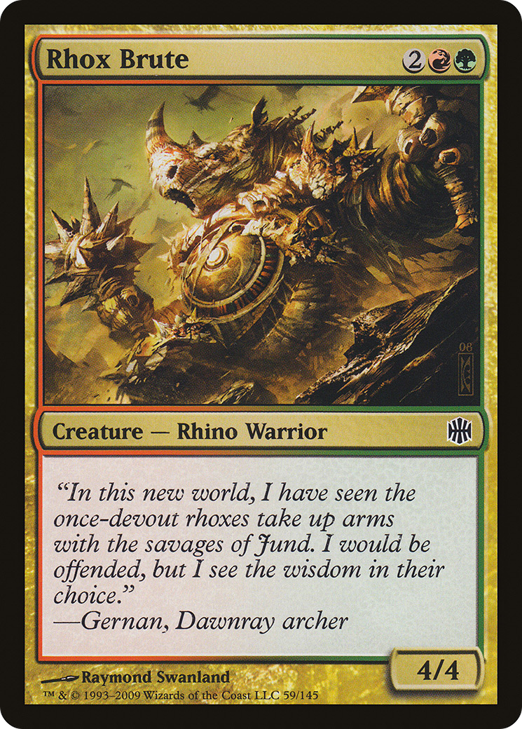 Rhox Brute (059) - Alara Reborn