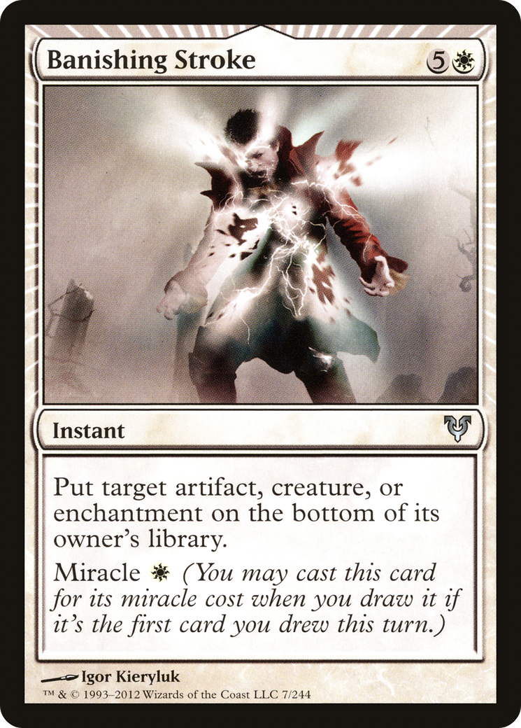 Banishing Stroke (007) Foil - Avacyn Restored