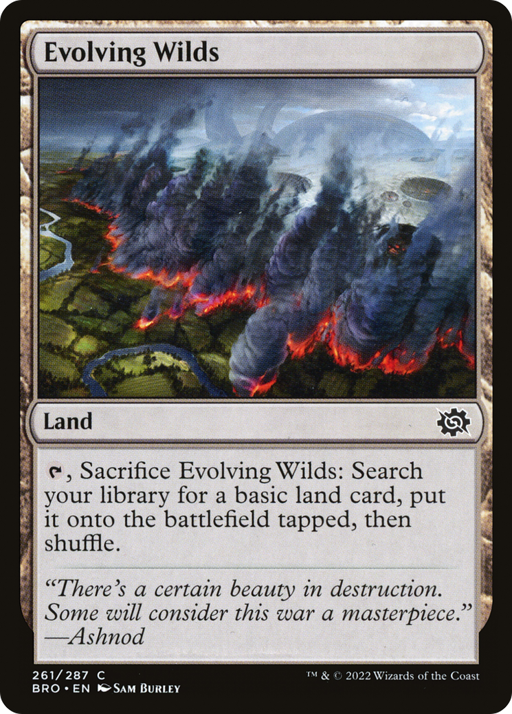 Evolving Wilds (261) Foil - The Brothers' War