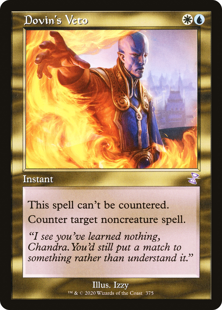 Dovin's Veto (Retro) (375) Foil - Time Spiral Remastered