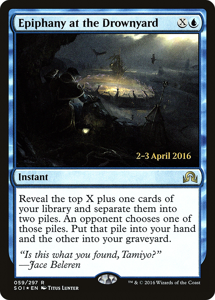 Epiphany at the Drownyard (059) Foil - Shadows over Innistrad Promos