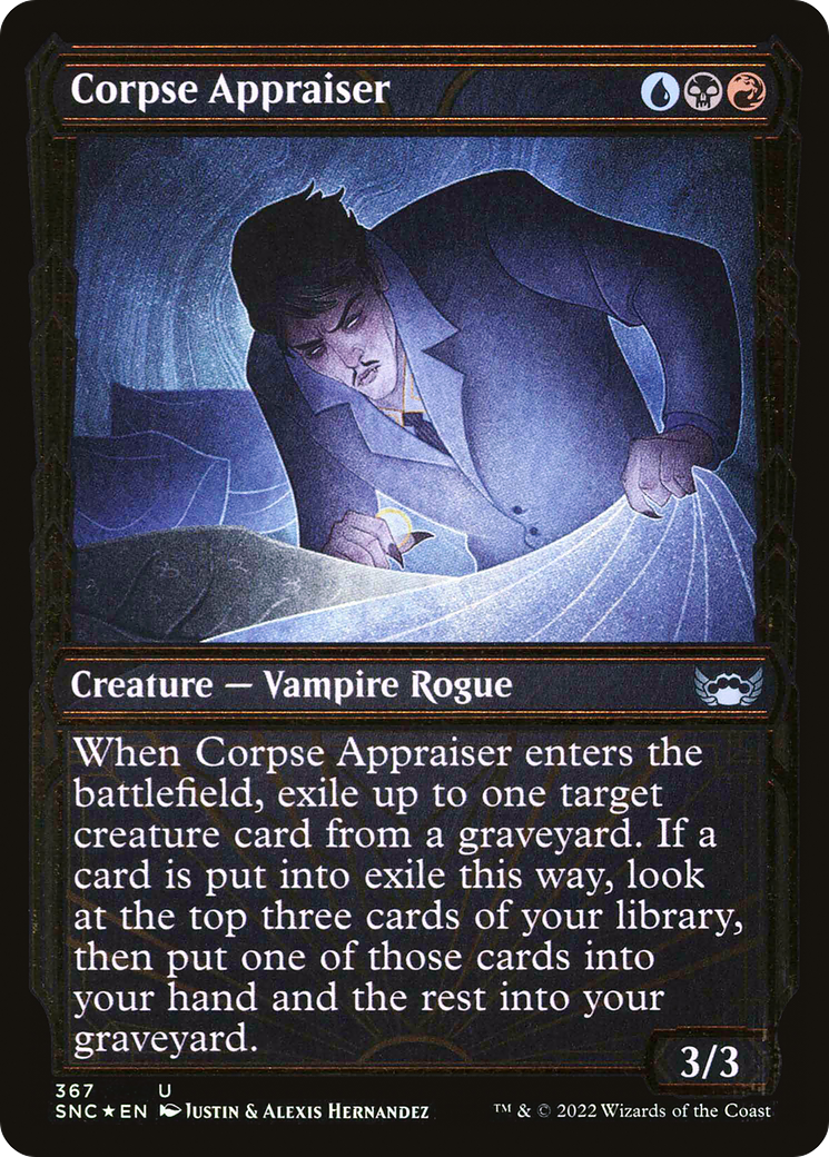 Corpse Appraiser (Gilded Foil) (367) Foil - Streets of New Capenna