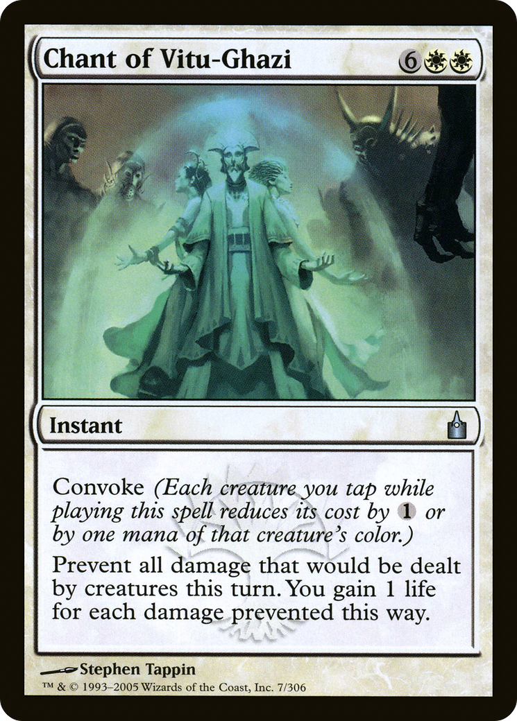 Chant of Vitu-Ghazi (007) Foil - Ravnica: City of Guilds