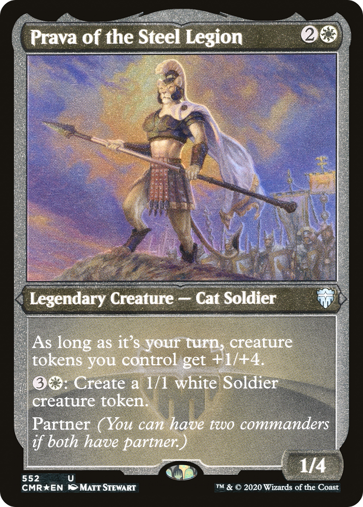 Prava of the Steel Legion (552) Etched - Commander Legends