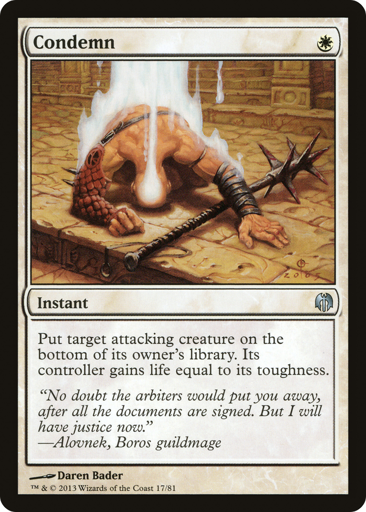Condemn (017) - Duel Decks: Heroes vs. Monsters