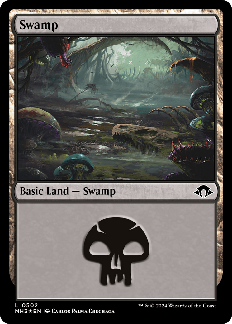 Swamp (Ripple Foil) (502) Foil - Modern Horizons 3