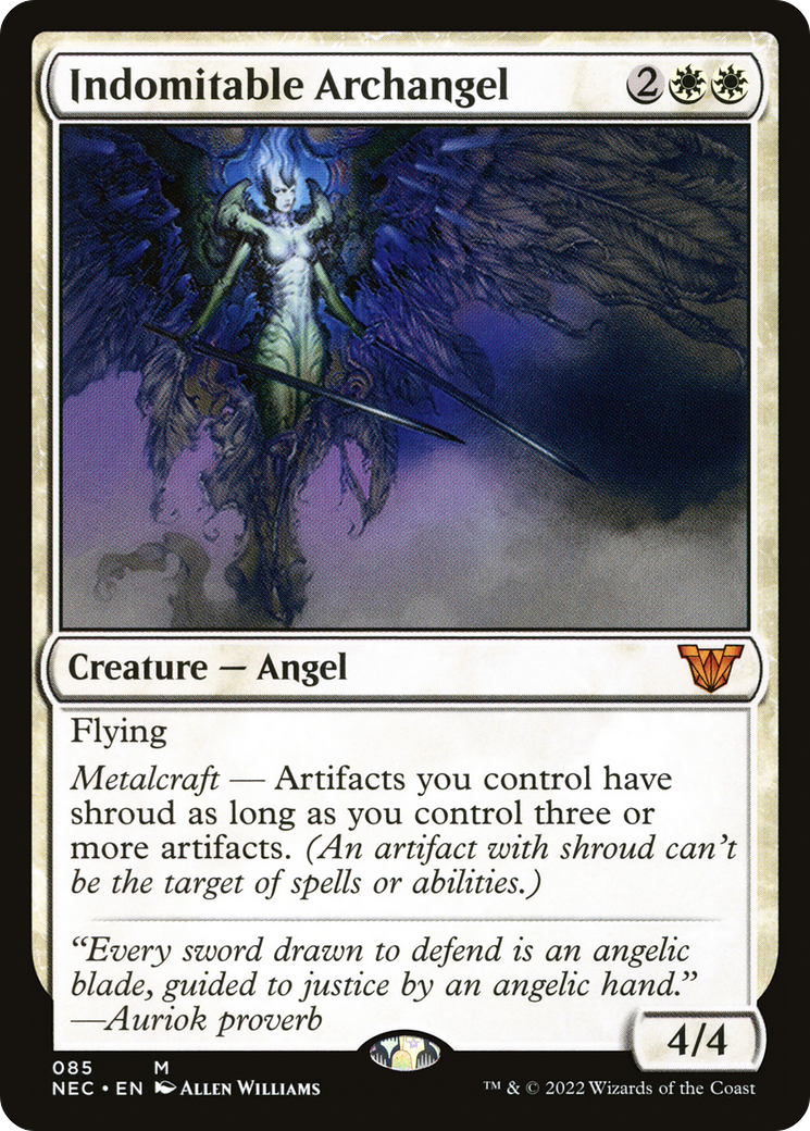 Indomitable Archangel (085) - Neon Dynasty Commander