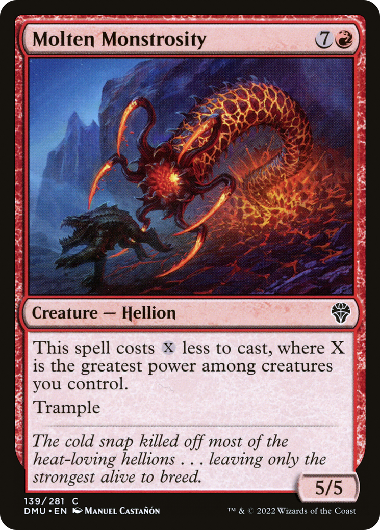 Molten Monstrosity (139) Foil - Dominaria United