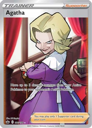 Agatha (Full Art) (186) Holofoil - Chilling Reign