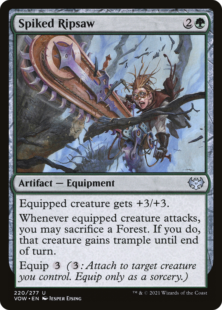 Spiked Ripsaw (220) Foil - Innistrad: Crimson Vow
