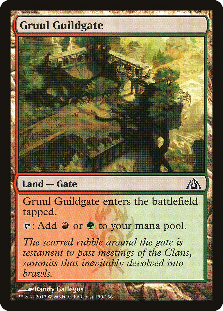 Gruul Guildgate (150) Foil - Dragon's Maze