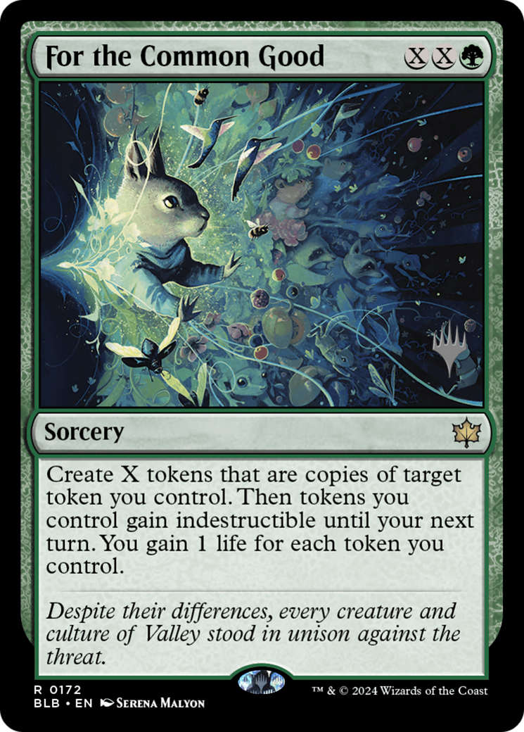 For the Common Good (172) Foil - Bloomburrow Promos