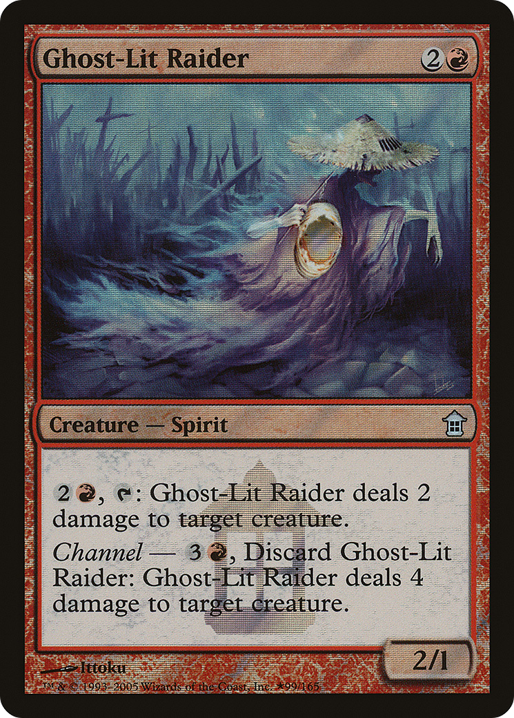 Ghost-Lit Raider (Promo) (099) Foil - Saviors of Kamigawa