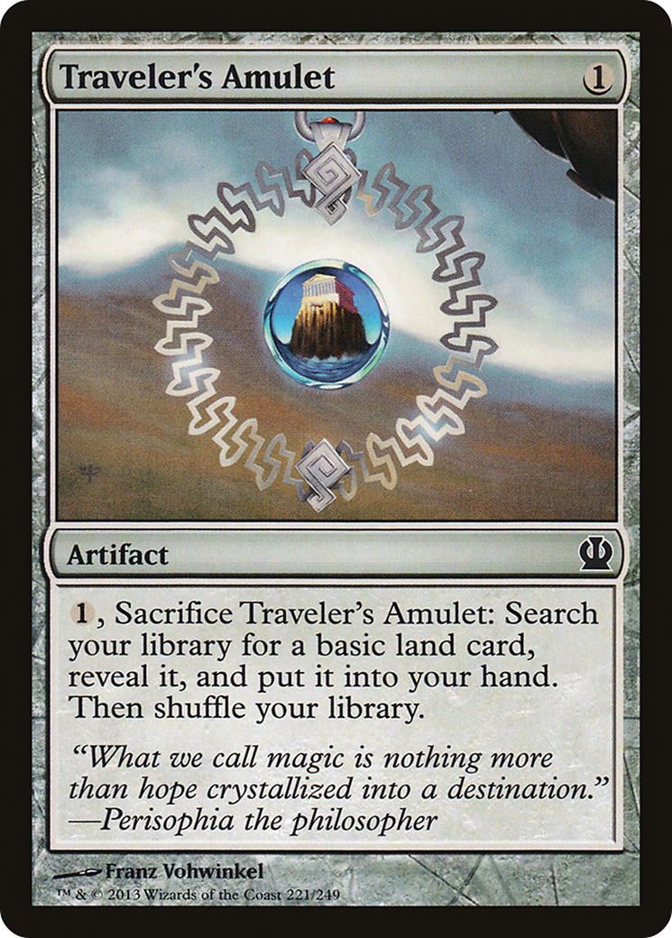 Traveler's Amulet (221) Foil - Theros