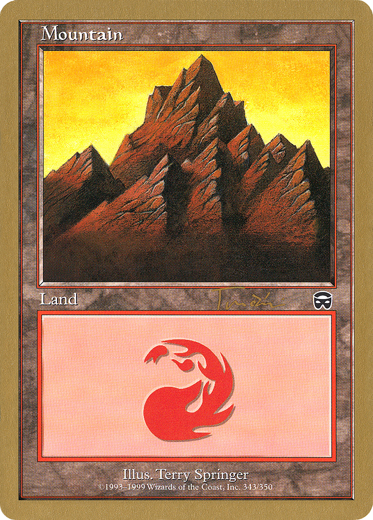 Mountain (343) - 2001 Jan Tomcani (INV) (Retro) - World Championship Decks 2001