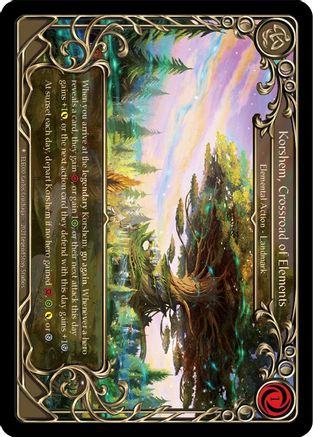 Korshem, Crossroad of Elements (ELE000) (1st Edition) Cold Foil - Tales of Aria